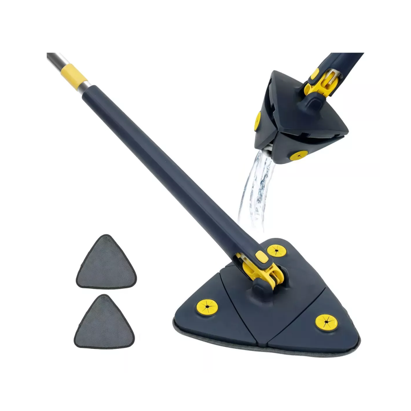 Mop esfregão triangular giratório