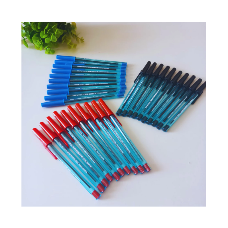 Canetas Esferográfica Escrita Fina 0.7 Compactor