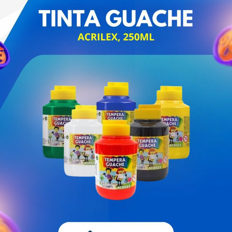 Tinta Guache Acrilex 250ml
