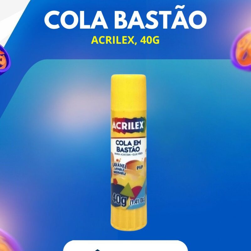 Cola bastão Acrilex 40g